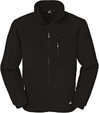 Fleecejacke DALLAS, schwarz/​schwarz, Gr. 2XL